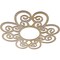 Ekena Millwork Cohen Wood Fretwork Pierced Ceiling Medallion, Hickory, 36"OD x 12 1/4"ID x 3/8"T CMWP36X36X0375COHI - alternate 2
